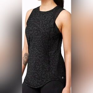 Lululemon Sculpt Tank II Formation Camo Deep Coal Black No Size Tag (M/L)